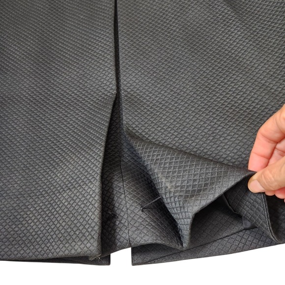 Leon Max Size M Limited Edition Circle Cloqué Jacquard Topper Coat Black Texture - Picture 13 of 15